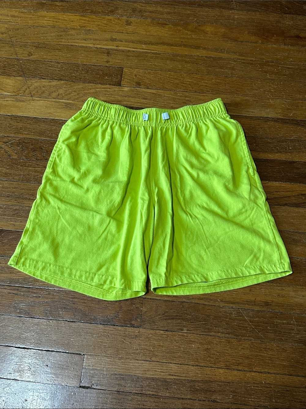 Cat & Jack Neon Lime Athletic Shorts, Sz 14